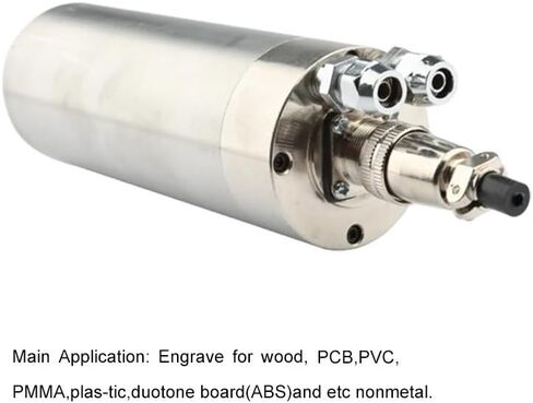 Spindle GDZ-14 800W Water Cooled Spindle Motor 1.5KW ER11 400Hz Woodworking Spindle 4 Bearings For CNC Router Engraving Machine Tools(62x210mm) in Kuwait