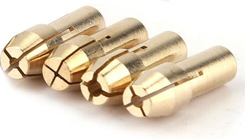 11pcs 4-jaw Copper Drill Chuck Collet Set 0.5-3.2mm for Mini Electric Grinder in Saudi Arabia