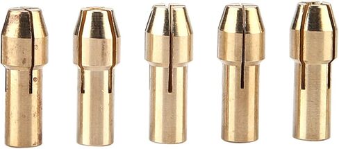 11pcs 4-jaw Copper Drill Chuck Collet Set 0.5-3.2mm for Mini Electric Grinder in Saudi Arabia