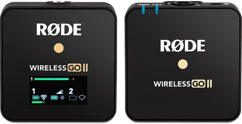 نظام ميكروفون ومسجل لاسلكي رقمي مدمج واحد من Rode Wireless GO II (WIGOIIS) حزمة Lavalier II ميكروفون Lavalier متعدد الاتجاهات وحاجب أمامي رغوي مكون من 3 عبوات in Saudi Arabia
