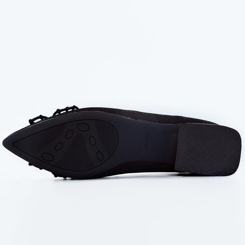 أحذية نسائية، كعب مكتنز عند الأصابع، أحذية عمل مريحة، أحذية زفاف بأحجار الراين بمقدمة مدببة للنساء in Kuwait