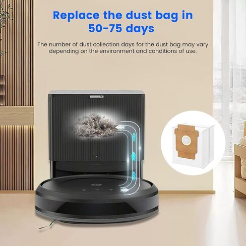 105 Combo Replacement Dust Bags for iRobot Roomba 105 Vac, 104, Plus 405 (G181)(G185) Plus 504 Vac, Plus 505 Combo, Max 705 Vac Combo Robot Vacuum Bags for Roomba, Disposable Dust Bags 20Pack in Saudi Arabia
