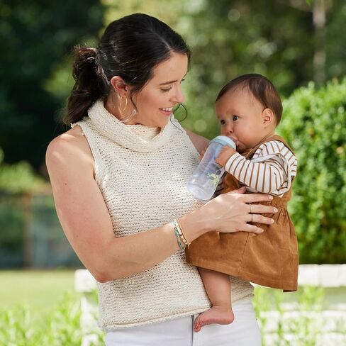 كوب NUK Learner، السيدة راشيل، 10 أونصة، 8+ أشهر، عبوتان - فوهة شرب ناعمة، مقابض سهلة الإمساك، خالٍ من مادة BPA، كوب مضاد للانسكاب in Saudi Arabia