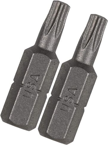 Bosch Vermont American 15402 Type Torx Size TX9 with 1-Inch Length Extra Hard Screwdriver Bit, 2 Pieces Per Card in Saudi Arabia