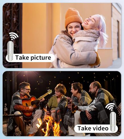 Phone Selfie Stick Tripod Rechargeable Remote, Portable Wireless Remotes Shutter Compatible with Smartphones for CX609 Tripod Black in Saudi Arabia