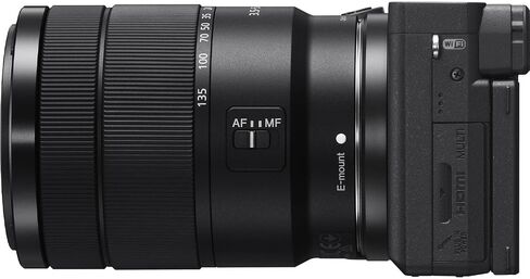 كاميرا Sony a6400 بدون مرآة مع عدسة Sony E مقاس 18-135 مم f/3.5-5.6 OSS + قطعتين ذاكرة 64 جيجابايت + ضوء LED + حقيبة كاميرا + حامل ثلاثي + المزيد (حزمة 27 قطعة) (متجددة) in Saudi Arabia