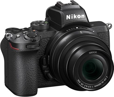 كاميرا Nikon Z50 بدون مرآة مع عدسة Z DX 16-50mm f/3.5-6.3 VR وZ DX 50-250mm f/4.5-6.3 VR + ذاكرة 64 جيجابايت + بطارية إضافية + مرشحات + المزيد (حزمة 24 قطعة) (متجددة) in Saudi Arabia