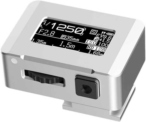 Camera Light Meter, High Precision Film Camera Exposure Meter, 30° Average Metering, with 0.96in OLED Screen, Adjust ISO, Aperture and Shutter Speed Photography, for Vintage Cameras in Saudi Arabia