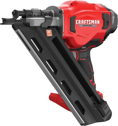 CRAFTSMAN V20 Brushless Cordless 30° Framing Nailer (Tool Only) (CMCN630PTB) in Saudi Arabia