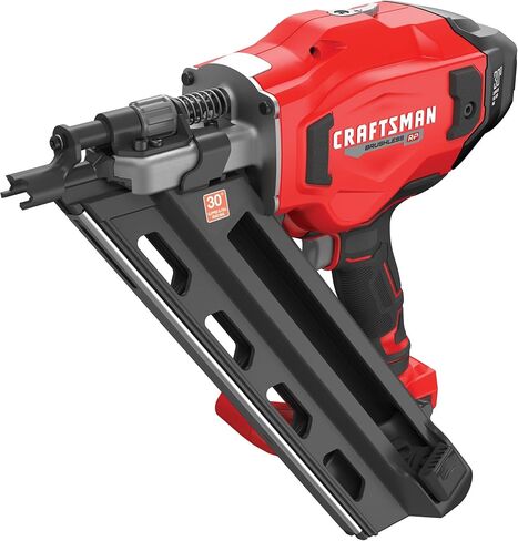 CRAFTSMAN V20 Brushless Cordless 30° Framing Nailer (Tool Only) (CMCN630PTB) in Saudi Arabia