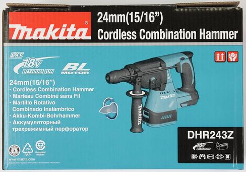 Makita - DHR243Z SDS+ Rotary Hammer 24mm 18 Volt Bare Unit in Saudi Arabia