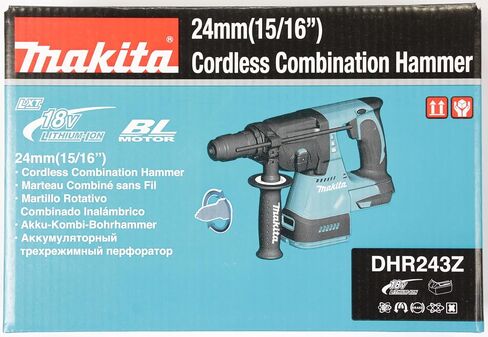 Makita - DHR243Z SDS+ Rotary Hammer 24mm 18 Volt Bare Unit in Saudi Arabia