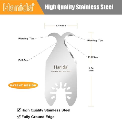120 Pcs Oscillating Saw Blades Metal, Multitool Blades for Wood Plastics, Quick Release Oscillating Tool Blades fit Fein Multimaster Porter Cable Black Bosch Decker Dremel Ryobi Milwaukee in Saudi Arabia
