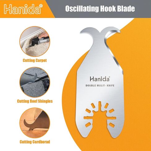 120 Pcs Oscillating Saw Blades Metal, Multitool Blades for Wood Plastics, Quick Release Oscillating Tool Blades fit Fein Multimaster Porter Cable Black Bosch Decker Dremel Ryobi Milwaukee in Saudi Arabia