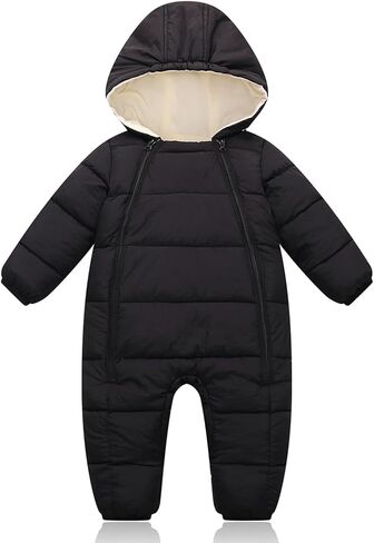 Toddler Snow Suit Baby Snowsuit Infant Boy Winter Coat Girl Puffer Clohtes 0-2T in Kuwait
