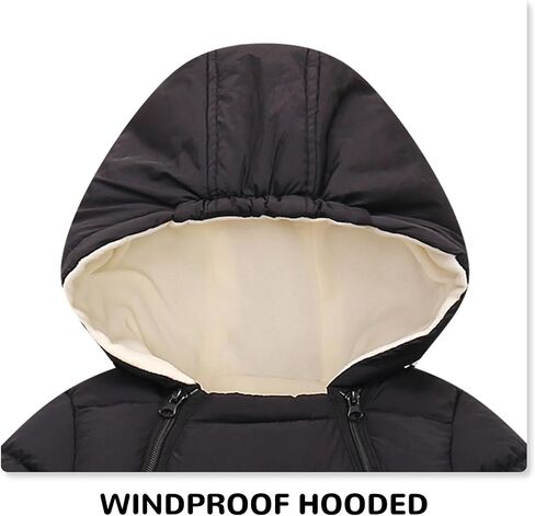Toddler Snow Suit Baby Snowsuit Infant Boy Winter Coat Girl Puffer Clohtes 0-2T in Kuwait