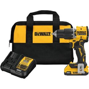Dewalt DCD799D1 20V MAX ATOMIC COMPACT SERIES ليثيوم أيون بدون فرشاة 1/2 بوصة. طقم مثقاب مطرقي لاسلكي (2 أمبير) in Kuwait