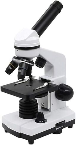Microscope Kit 40X-1600X Microscopes Adults with Slides Set Phone Adapter Biological Microscope Microscope Lens Adapters, Set 1-40X in Saudi Arabia