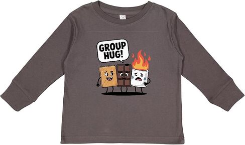 تي شيرت Inktastic S'More Group Hug للأطفال الصغار بأكمام طويلة in Kuwait