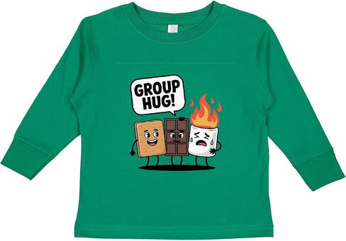 تي شيرت Inktastic S'More Group Hug للأطفال الصغار بأكمام طويلة in Kuwait