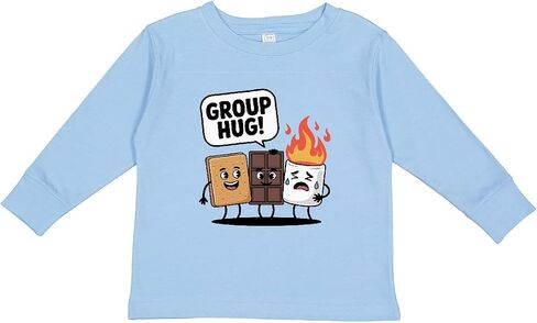 تي شيرت Inktastic S'More Group Hug للأطفال الصغار بأكمام طويلة in Kuwait