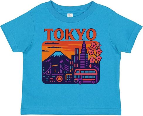 inktastic Tokyo Cityscape Graphic Art Toddler T-Shirt in Saudi Arabia