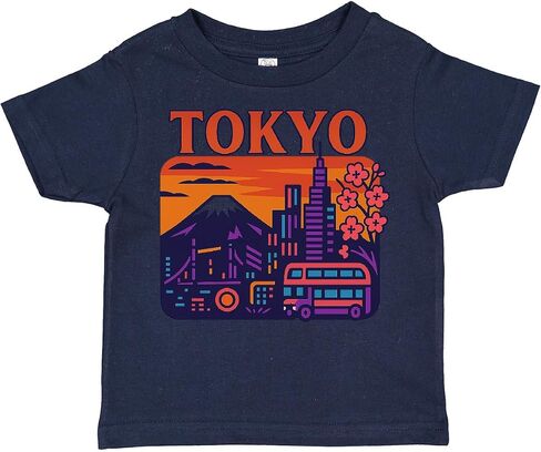 inktastic Tokyo Cityscape Graphic Art Toddler T-Shirt in Saudi Arabia