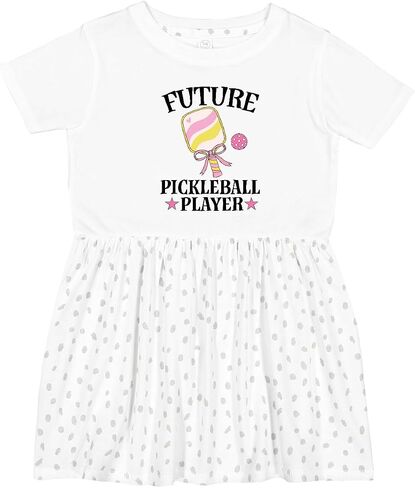 inktastic Future Pickleball Player Girls Toddler Dress in Saudi Arabia