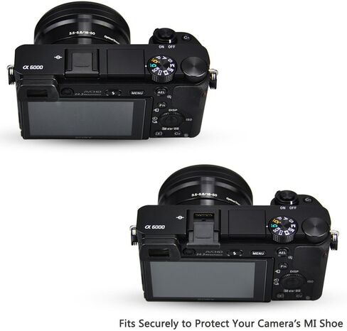 JJC 2-Pack FDA-EP18 Eyecup Eyepiece Eye Cup & FA-SHC1M Hot Shoe Cover Cap for Sony A7 A7II A7 II A7III A7 III A7R A7RII A7R II A7RIII A7R III A7RIV A7R IV A7S A7SII A7S II A9 A99II A99 II A58 Cameras in Saudi Arabia