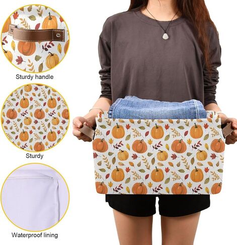 سلة تخزين مخيفة للهالوين، سلال مطبخ من القماش، خفاش أرجواني، أسود، صناديق تخزين منزلية مفتوحة، صناديق قابلة للطي، حقيبة منظمة للطفل من القماش، لعبة الحيوانات الأليفة، سلال خزانة الكتب، 16 × 12 × 8 بوصة in Kuwait