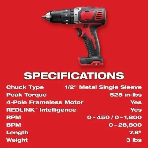 جديد 2607-20 مثقاب مطرقة دوارة مثقاب مطرقة كهربائي لميلووكي M18 18 فولت 1/2 "مثقاب مطرقة مدمج لاسلكي/سائق-أداة عارية in Kuwait