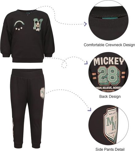 مجموعة ملابس ديزني للأطفال الأولاد من Magic Threadz - ميكي ماوس، بوه، سيارات، قصة لعبة، مجموعة ملابس سبايدرمان (0/3M-24M) in Kuwait