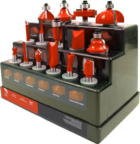 15 Piece Router Bit Set 40115, Woodworking, Carbide Tips in Saudi Arabia