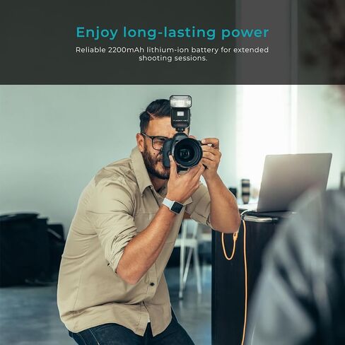 Flashpoint VB22 15.84Wh 7.2V 2200mAh Lithium-Ion Battery for V480 TTL On-Camera Flash in Saudi Arabia