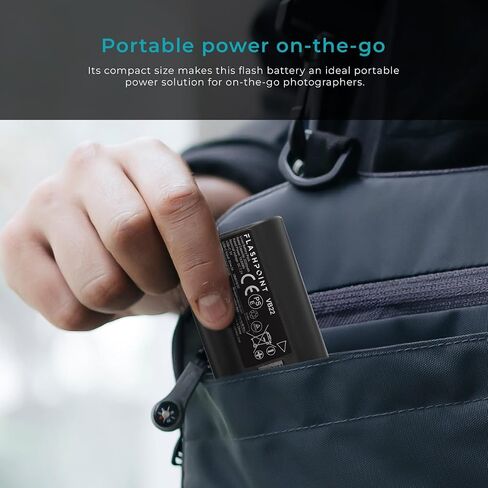 Flashpoint VB22 15.84Wh 7.2V 2200mAh Lithium-Ion Battery for V480 TTL On-Camera Flash in Saudi Arabia