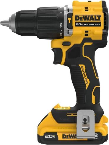 Dewalt DCD799D1 20V MAX ATOMIC COMPACT SERIES ليثيوم أيون بدون فرشاة 1/2 بوصة. طقم مثقاب مطرقي لاسلكي (2 أمبير) in Kuwait