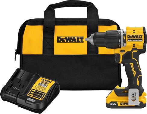 Dewalt DCD799D1 20V MAX ATOMIC COMPACT SERIES ليثيوم أيون بدون فرشاة 1/2 بوصة. طقم مثقاب مطرقي لاسلكي (2 أمبير) in Kuwait