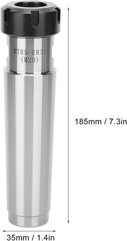 CNC Milling Tool Holder Collet Chuck Morse Taper Shank Flat Tail Lathe Accessory MTB5-ER32 in Saudi Arabia