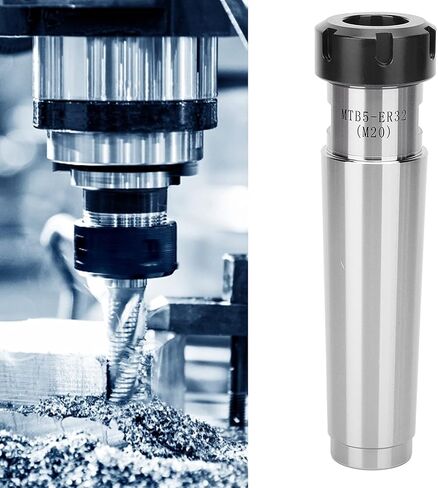 CNC Milling Tool Holder Collet Chuck Morse Taper Shank Flat Tail Lathe Accessory MTB5-ER32 in Saudi Arabia