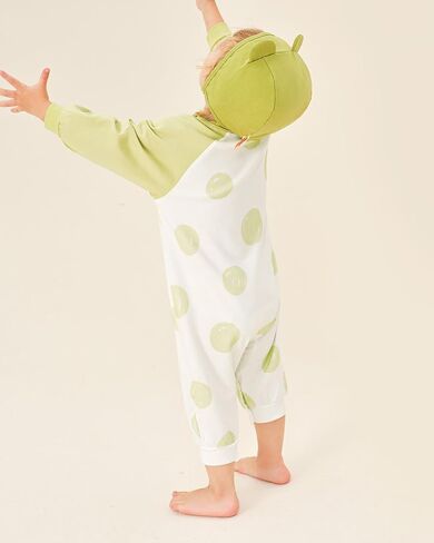 Infant Baby Boy One Piece Romper- Long Sleeve Unisex Organic Cotton Bodysuit Set with Hat, Animal Designs in Saudi Arabia