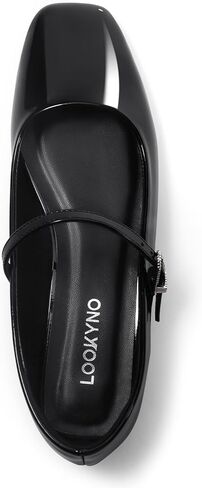 Mary Jane Shoes Women Square Toe Mary Jane Flats Casual Ballet Flats with Ankle Strap Dressy Comfortable in Kuwait