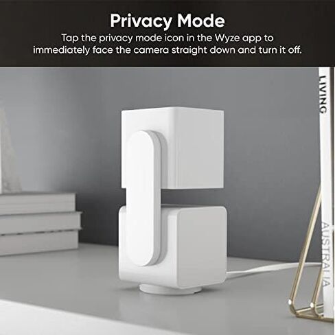 كاميرا WYZE Cam Pan v3 داخلية/خارجية IP65-Rated 1080p Pan/Tilt/Zoom Wi-Fi Smart Home Security Camera مع رؤية ليلية ملونة، صوت ثنائي الاتجاه، متوافق مع Alexa & Google Assistant، أبيض، عبوتان (متجدد) in Saudi Arabia