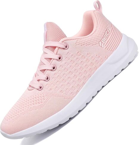 Beita Running Shoes for Women Non Slip Walking Sneakers Breathable Sports Shoes for Gym Travel Work Food Service Platform Comfortable All Day Lightweight in Kuwait