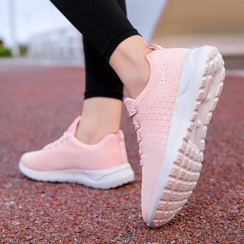 Beita Running Shoes for Women Non Slip Walking Sneakers Breathable Sports Shoes for Gym Travel Work Food Service Platform Comfortable All Day Lightweight in Kuwait