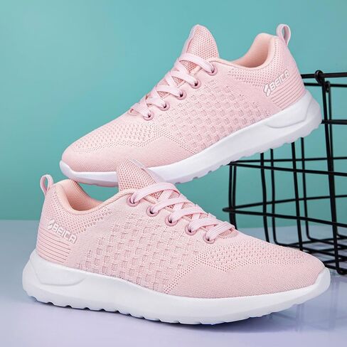 Beita Running Shoes for Women Non Slip Walking Sneakers Breathable Sports Shoes for Gym Travel Work Food Service Platform Comfortable All Day Lightweight in Kuwait