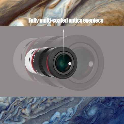SVBONY 68 Degree Telescope Eyepiece, Bundle with 2X Barlow Lens and 4mm Eyepieces in Saudi Arabia