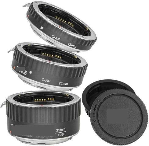 ل Meike MK-C-AF1-A AF السيارات للتركيز ماكرو أنبوب مجموعة لكانون EOS EF EF-S عدسة كاميرات DSLR 1100D 700D 650D 600D 550D 500D in Kuwait