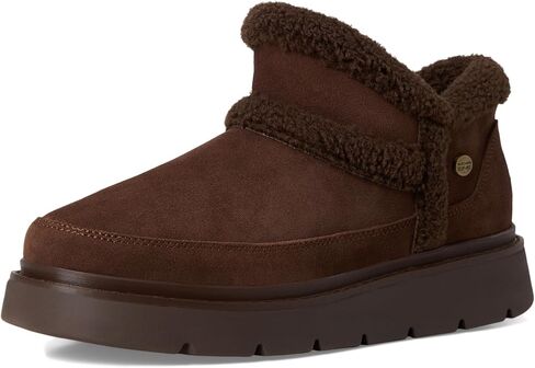 حذاء نسائي من Skechers سهل الارتداء بدون استخدام اليدين Keepsakes Lite Bootie Ankle Boot - Black/Black، 5 in Saudi Arabia