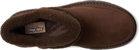 حذاء نسائي من Skechers سهل الارتداء بدون استخدام اليدين Keepsakes Lite Bootie Ankle Boot - Black/Black، 5 in Saudi Arabia