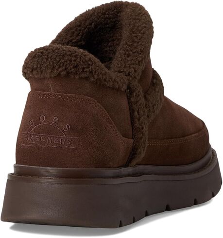 حذاء نسائي من Skechers سهل الارتداء بدون استخدام اليدين Keepsakes Lite Bootie Ankle Boot - Black/Black، 5 in Saudi Arabia
